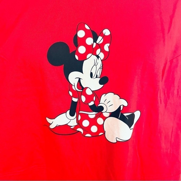 ๐ NEW Disney Minnie Mouse Peplum Tank โ Women's 1X ๐ 100% Cotton - Picture 9 of 12